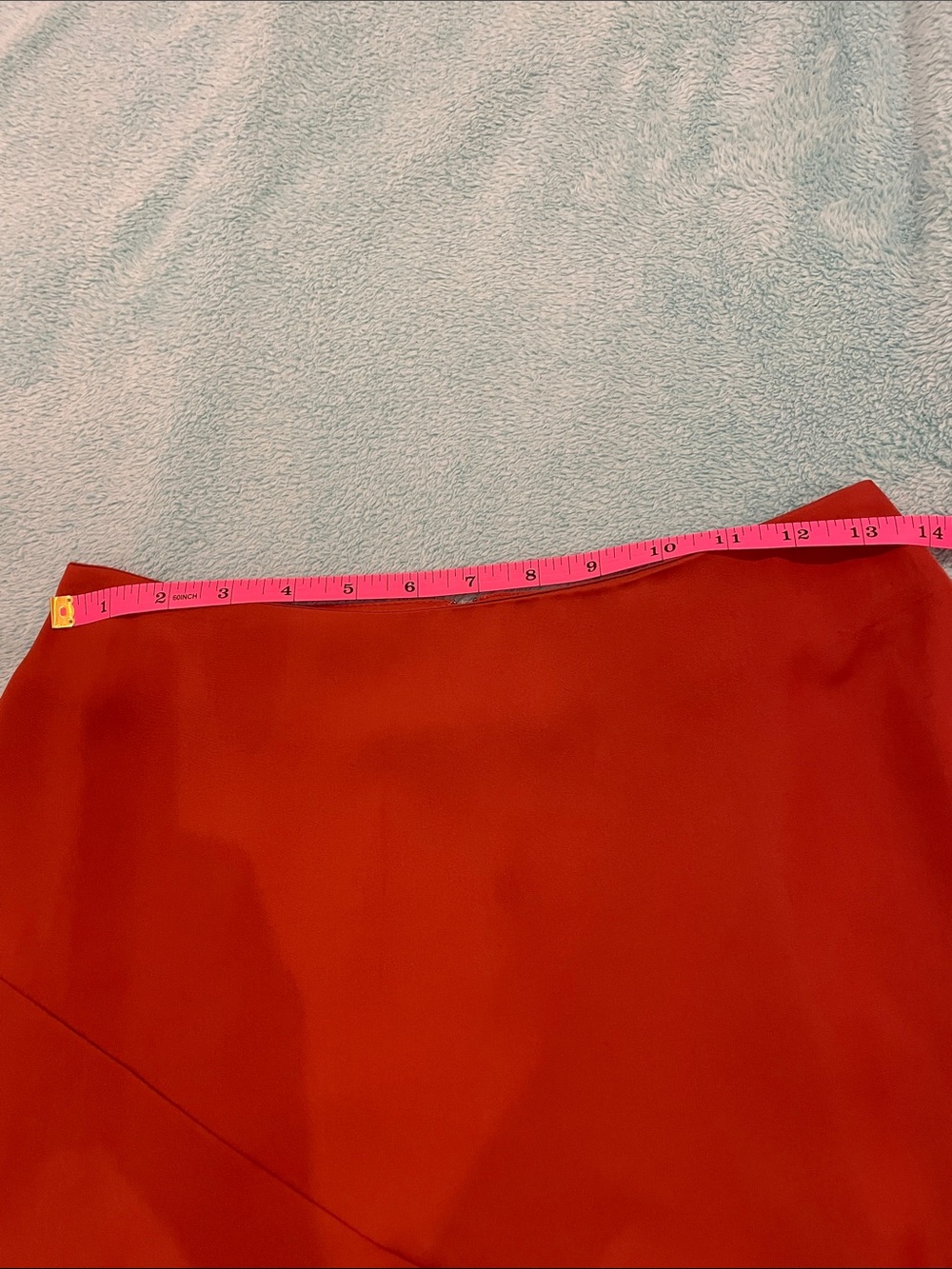 Who What Wear asymmetrical rust color skirt size 2 - Picture 5 of 5